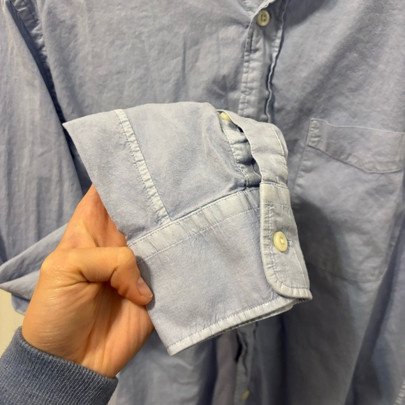 Faherty Mens Blue Button Down - Picture 6 of 8